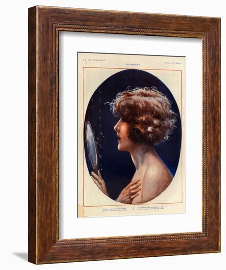 1920s France La Vie Parisienne Magazine Plate-null-Framed Giclee Print