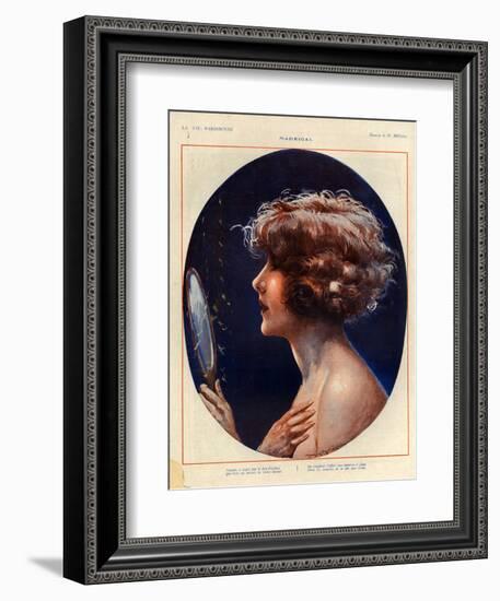 1920s France La Vie Parisienne Magazine Plate-null-Framed Giclee Print