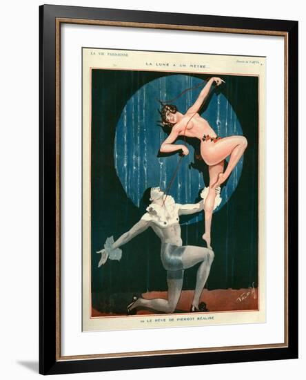 1920s France La Vie Parisienne Magazine Plate-null-Framed Giclee Print