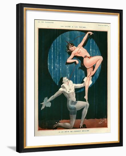 1920s France La Vie Parisienne Magazine Plate-null-Framed Giclee Print