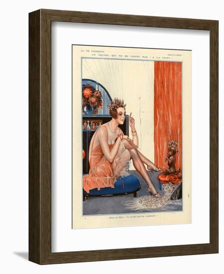 1920s France La Vie Parisienne Magazine Plate-null-Framed Giclee Print