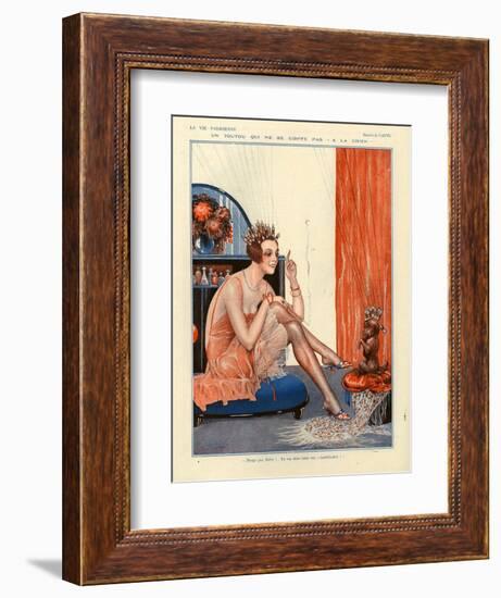 1920s France La Vie Parisienne Magazine Plate-null-Framed Giclee Print