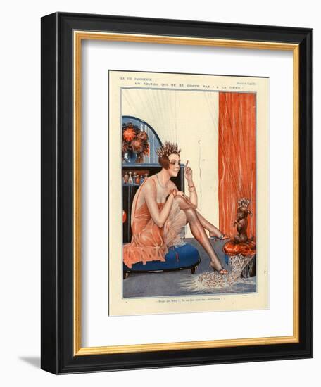 1920s France La Vie Parisienne Magazine Plate-null-Framed Giclee Print