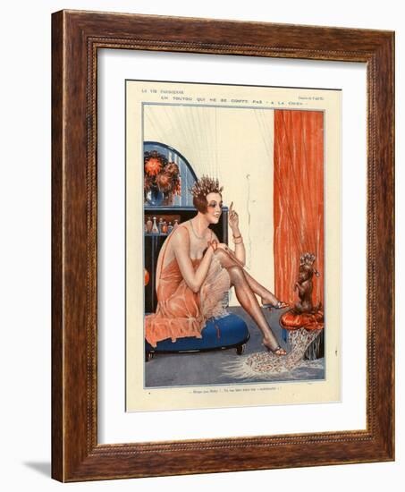 1920s France La Vie Parisienne Magazine Plate-null-Framed Giclee Print