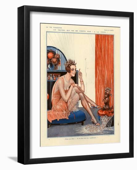 1920s France La Vie Parisienne Magazine Plate-null-Framed Giclee Print