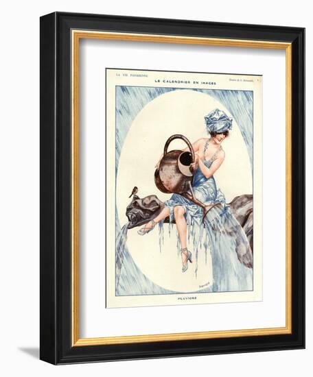 1920s France La Vie Parisienne Magazine Plate-null-Framed Giclee Print