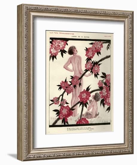 1920s France La Vie Parisienne Magazine Plate-null-Framed Giclee Print