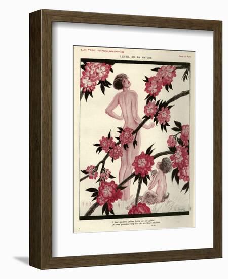 1920s France La Vie Parisienne Magazine Plate-null-Framed Giclee Print