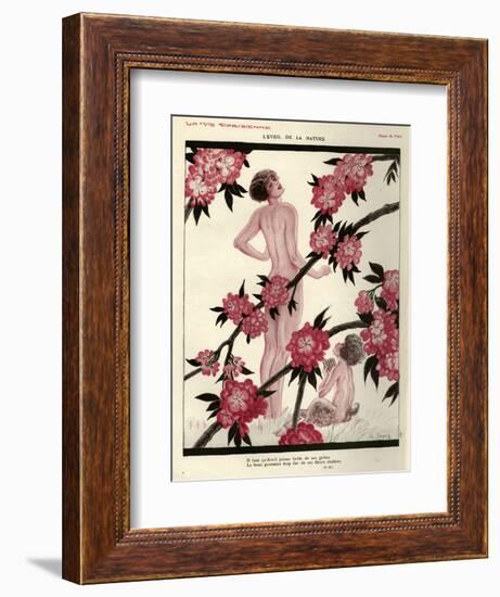 1920s France La Vie Parisienne Magazine Plate-null-Framed Giclee Print