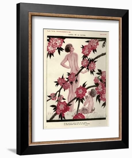 1920s France La Vie Parisienne Magazine Plate-null-Framed Giclee Print