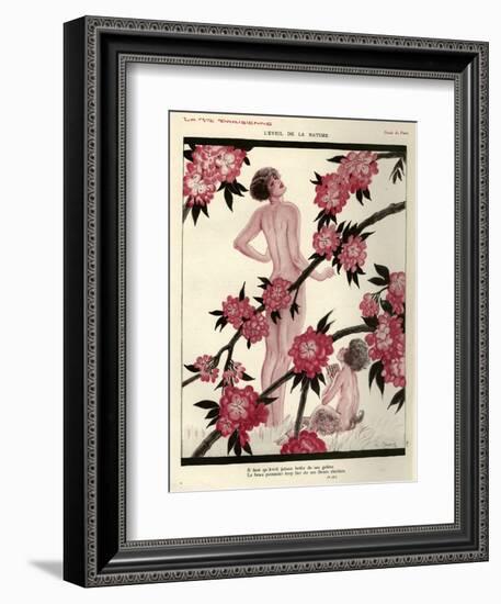 1920s France La Vie Parisienne Magazine Plate-null-Framed Giclee Print