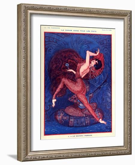 1920s France La Vie Parisienne Magazine Plate-null-Framed Giclee Print