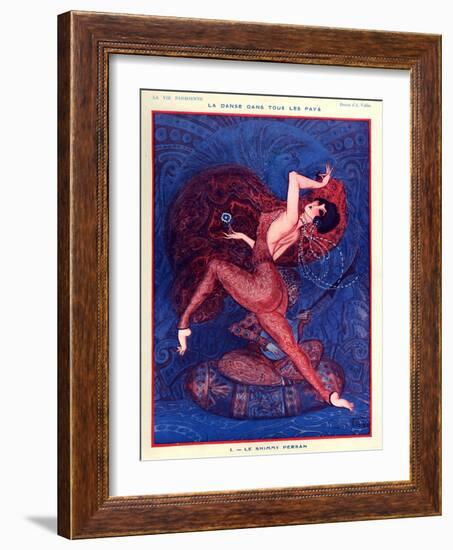 1920s France La Vie Parisienne Magazine Plate-null-Framed Giclee Print