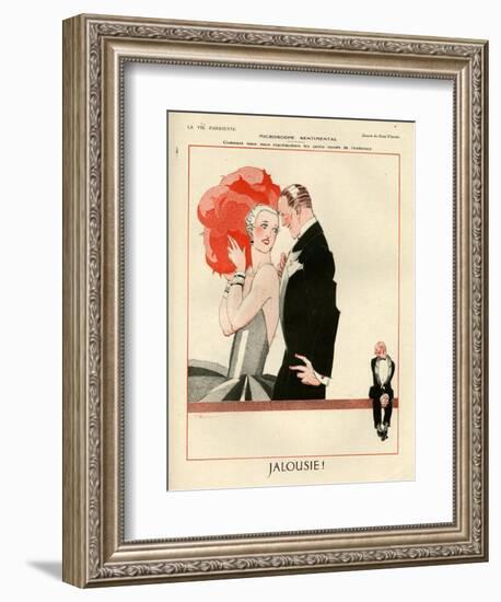 1920s France La Vie Parisienne Magazine Plate-null-Framed Giclee Print