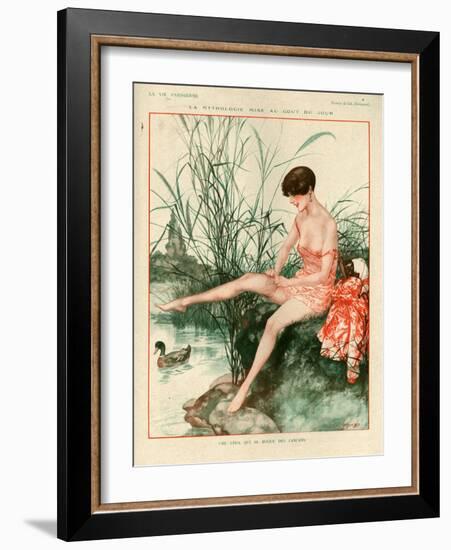 1920s France La Vie Parisienne Magazine Plate-null-Framed Giclee Print