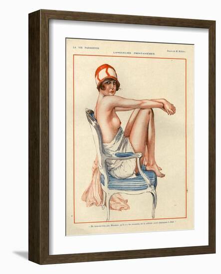 1920s France La Vie Parisienne Magazine Plate-null-Framed Giclee Print