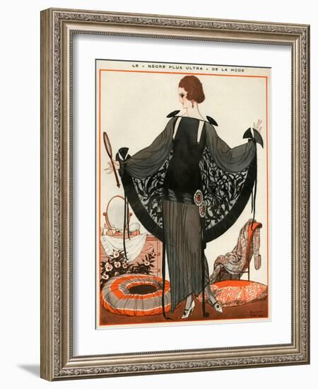 1920s France La Vie Parisienne Magazine Plate-null-Framed Giclee Print