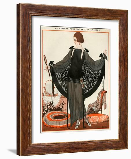 1920s France La Vie Parisienne Magazine Plate-null-Framed Giclee Print