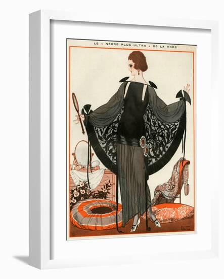 1920s France La Vie Parisienne Magazine Plate-null-Framed Giclee Print