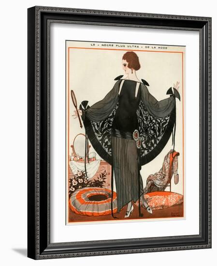 1920s France La Vie Parisienne Magazine Plate-null-Framed Giclee Print