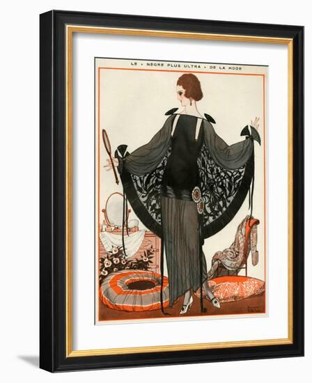 1920s France La Vie Parisienne Magazine Plate-null-Framed Giclee Print