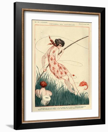 1920s France La Vie Parisienne Magazine Plate-null-Framed Giclee Print