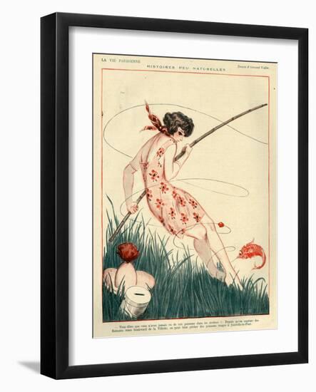 1920s France La Vie Parisienne Magazine Plate-null-Framed Giclee Print