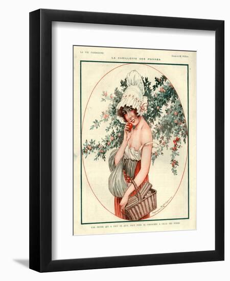 1920s France La Vie Parisienne Magazine Plate-null-Framed Giclee Print