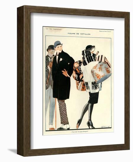 1920s France La Vie Parisienne Magazine Plate-null-Framed Giclee Print