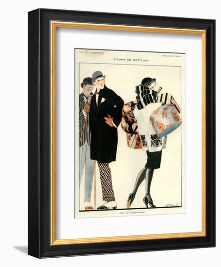 1920s France La Vie Parisienne Magazine Plate-null-Framed Giclee Print