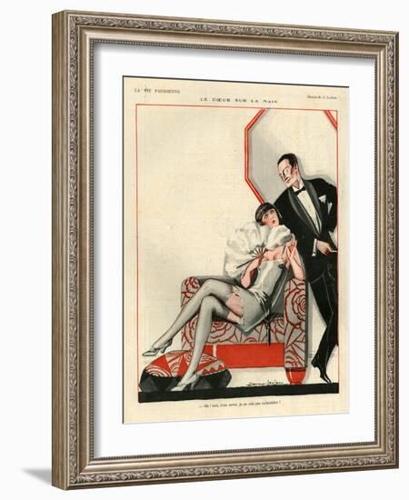 1920s France La Vie Parisienne Magazine Plate-null-Framed Giclee Print