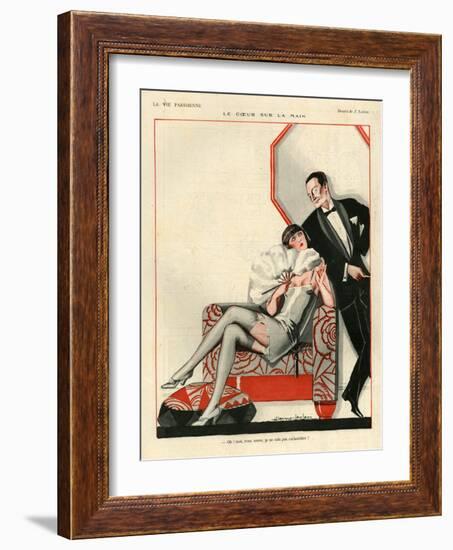 1920s France La Vie Parisienne Magazine Plate-null-Framed Giclee Print