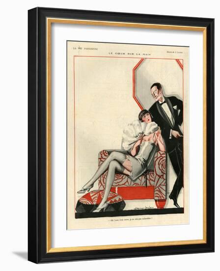 1920s France La Vie Parisienne Magazine Plate-null-Framed Giclee Print