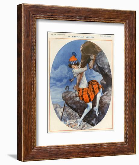 1920s France La Vie Parisienne Magazine Plate-null-Framed Giclee Print