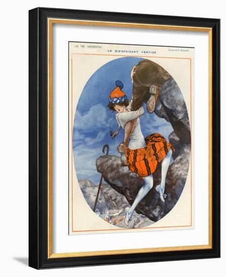 1920s France La Vie Parisienne Magazine Plate-null-Framed Giclee Print