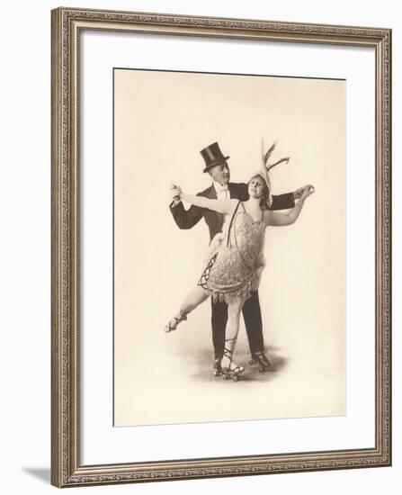 1920s Roller Dancing-null-Framed Photo