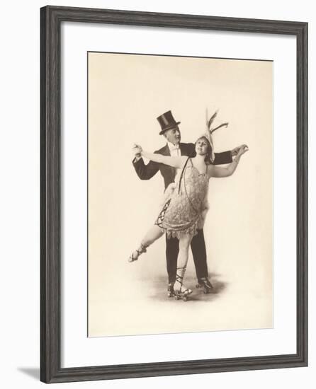 1920s Roller Dancing-null-Framed Photo