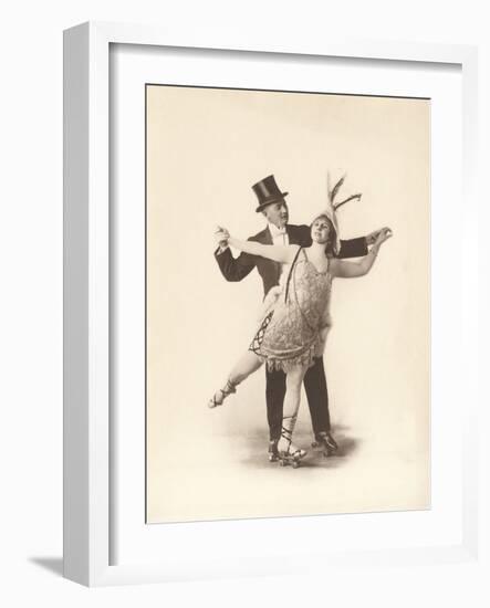 1920s Roller Dancing-null-Framed Photo