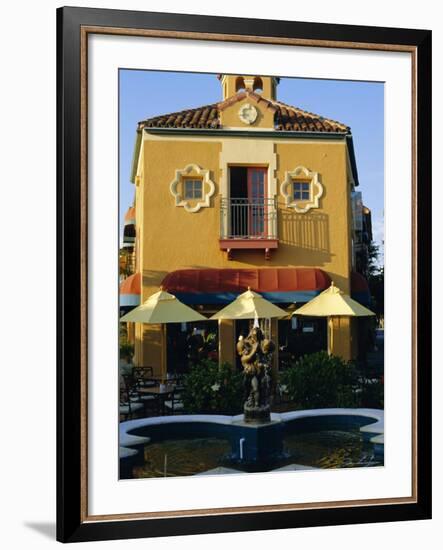 1920s Spanish Style Architecture in Downtown Sarasota, Florida, USA-Fraser Hall-Framed Photographic Print