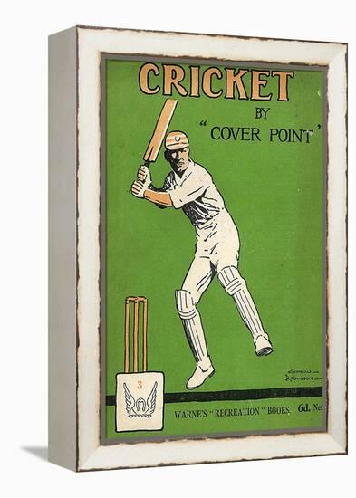 1920s UK Cricket Book Cover-null-Framed Premier Image Canvas