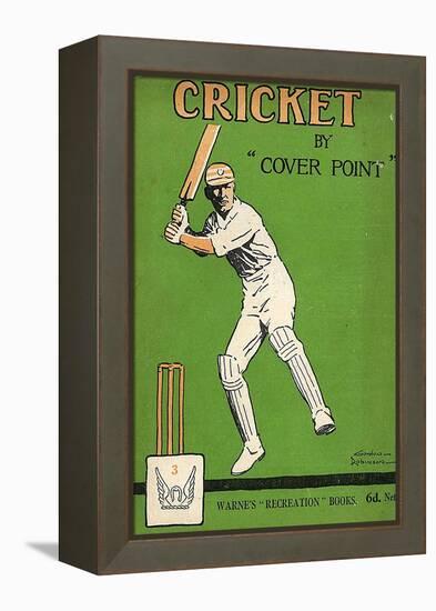 1920s UK Cricket Book Cover-null-Framed Premier Image Canvas