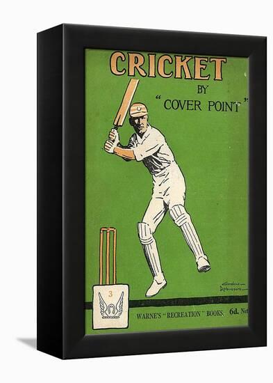 1920s UK Cricket Book Cover-null-Framed Premier Image Canvas