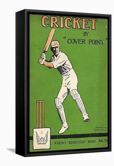 1920s UK Cricket Book Cover-null-Framed Premier Image Canvas