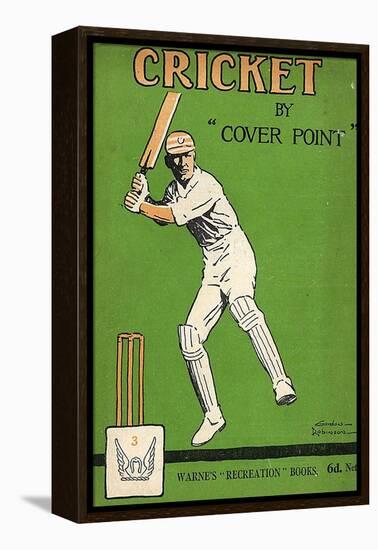 1920s UK Cricket Book Cover-null-Framed Premier Image Canvas
