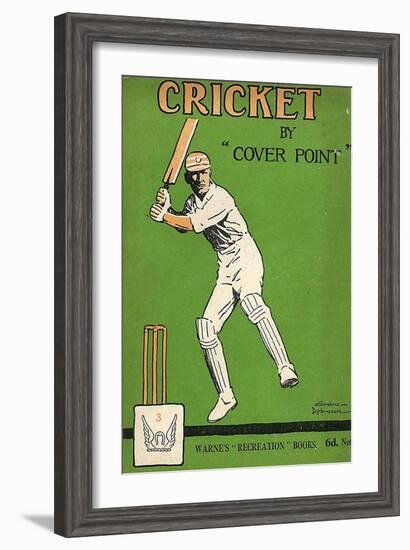 1920s UK Cricket Book Cover-null-Framed Giclee Print