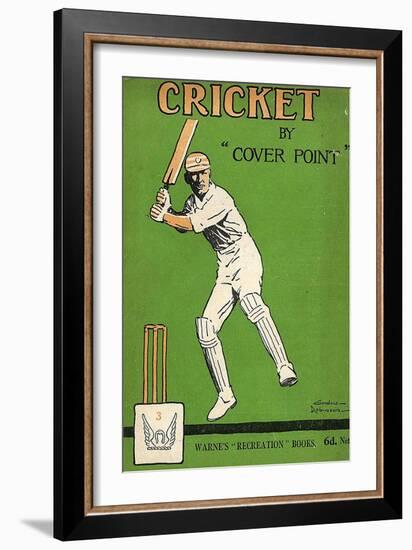 1920s UK Cricket Book Cover-null-Framed Giclee Print