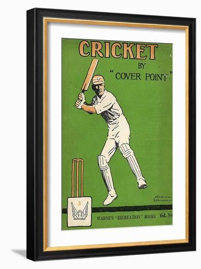 1920s UK Cricket Book Cover--Framed Giclee Print