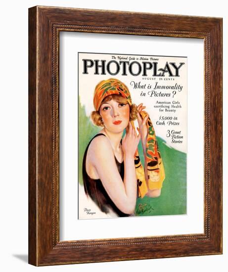 1920s UK Photoplay Magazine Cover-null-Framed Giclee Print