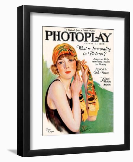 1920s UK Photoplay Magazine Cover-null-Framed Giclee Print