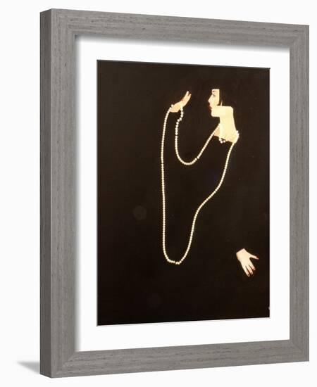 1920s Women Swinging Pearls, 2016-Susan Adams-Framed Giclee Print